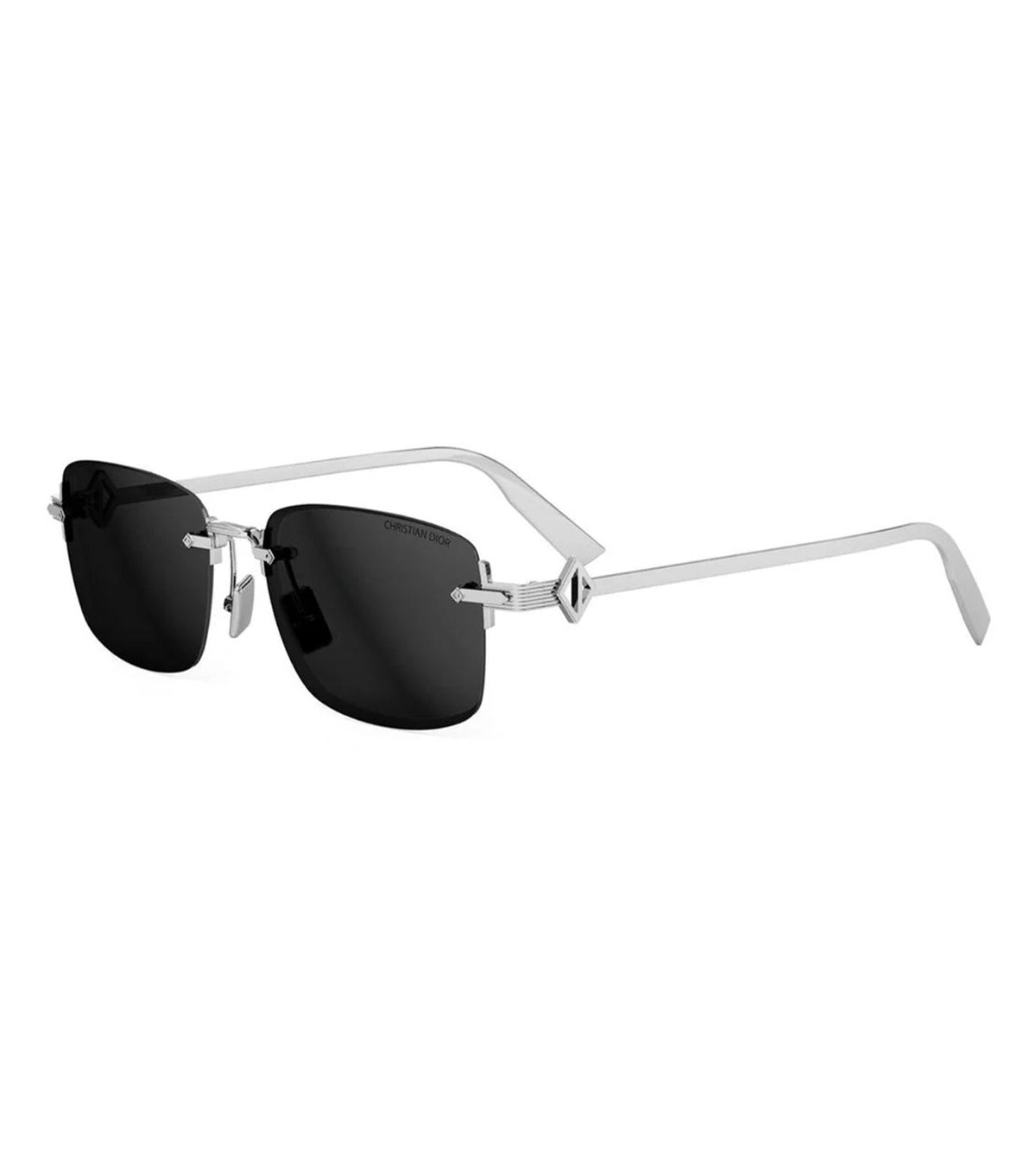 Dior DM40163U 54 F0A0 Unisex Grey Mirror Rectangle Sunglasses alternate view