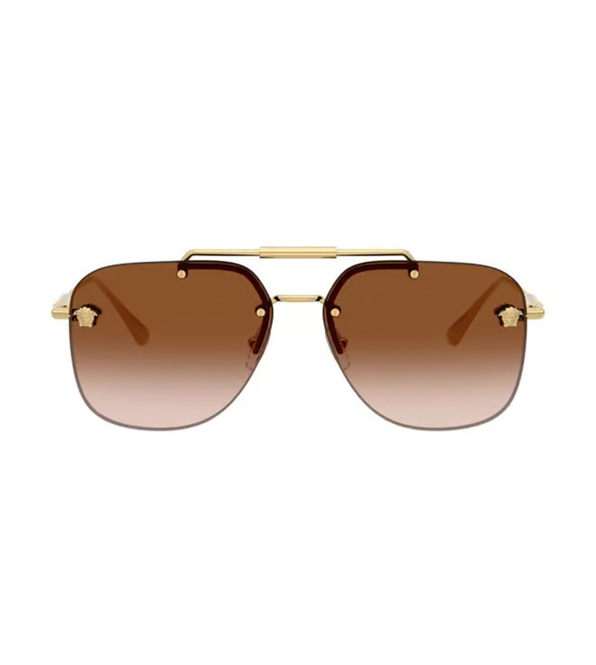 Versace Women's Brown Aviator Sunglasses - 0VE229610021360