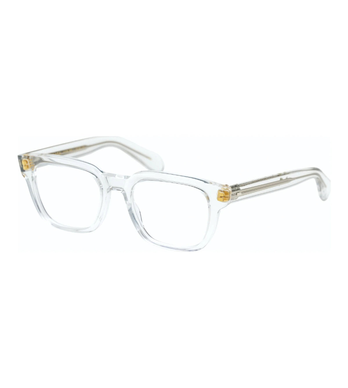 Masunaga KOKI 100 40 U-CLEAR 52 Unisex Clear Square Optical Frames