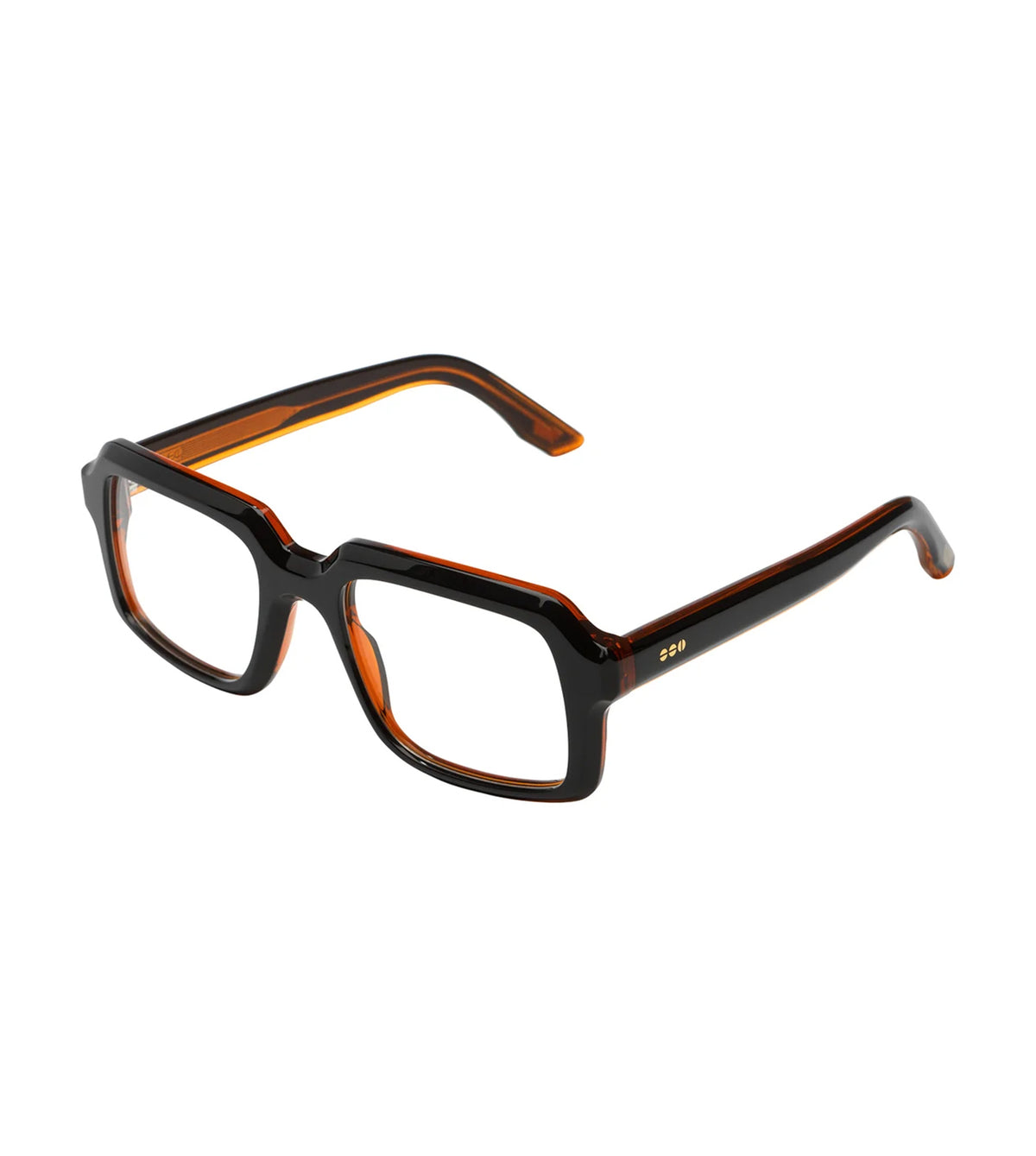 Komono Unisex Black Rectangular Optical Frames - KOM-O2603
