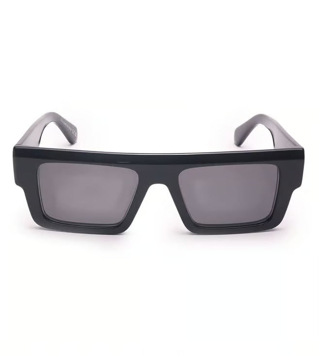 Off White Unisex Grey Square Sunglasses OERI14T11007
