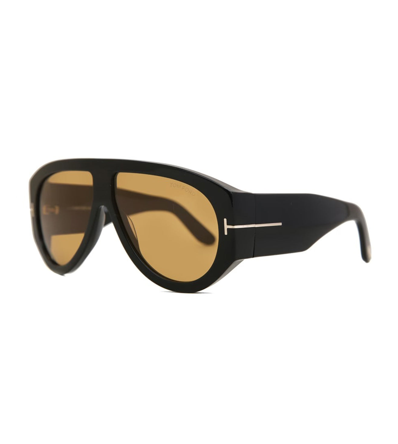 Tom Ford Men's Light Brown Aviator Sunglasses