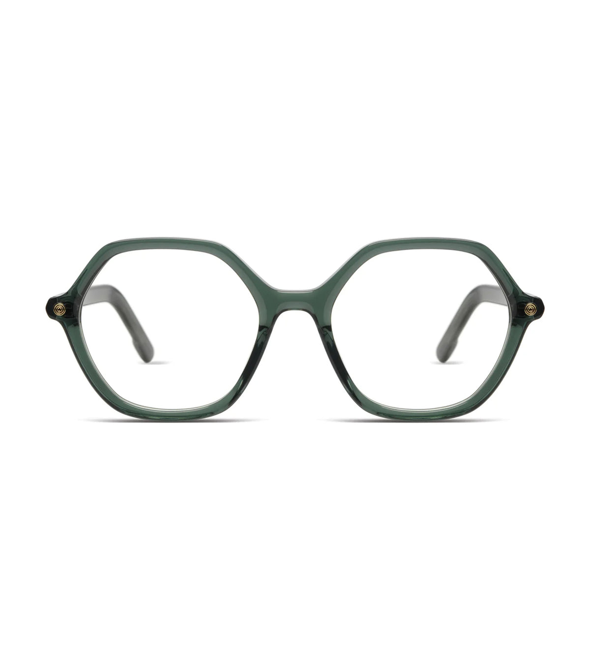 Komono Unisex Green Hexagonal Optical Frames - KOM-O1425