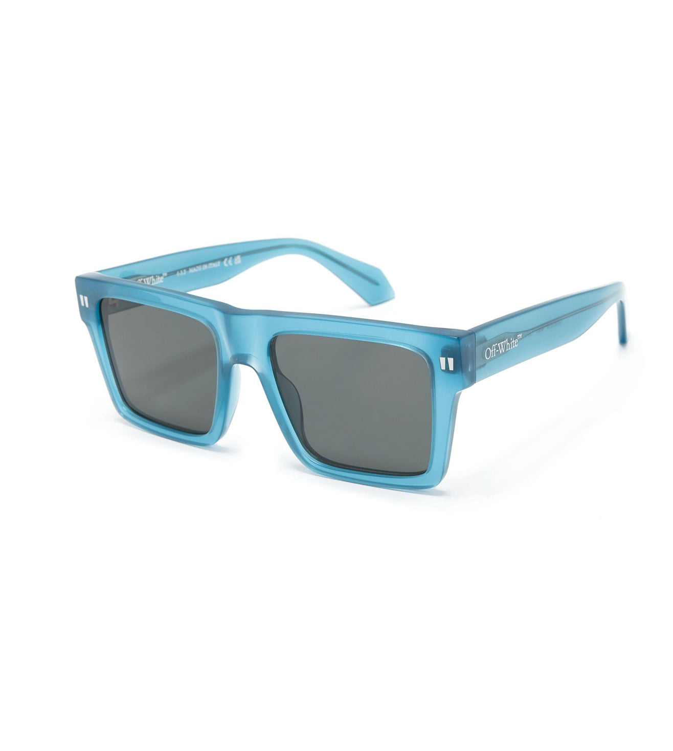Off White Unisex Grey Square Sunglasses OERI109S2414607