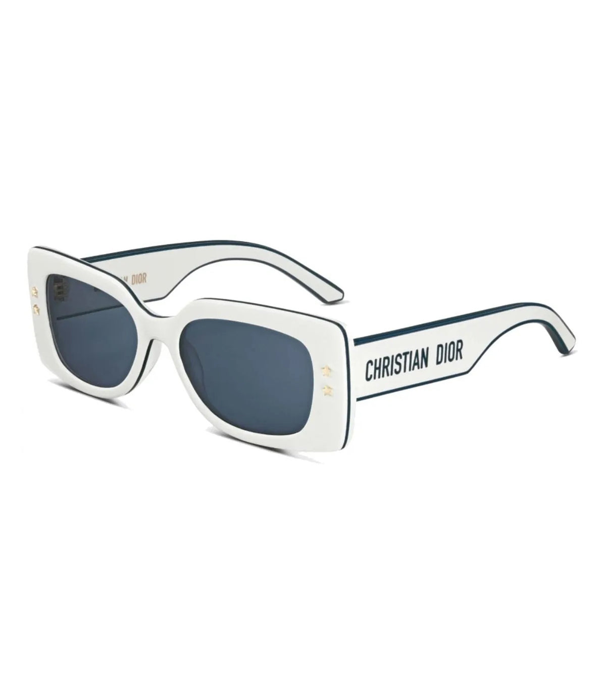 Dior CD40098U 53 95B0 Women's Blue Rectangular Sunglasses alternate view