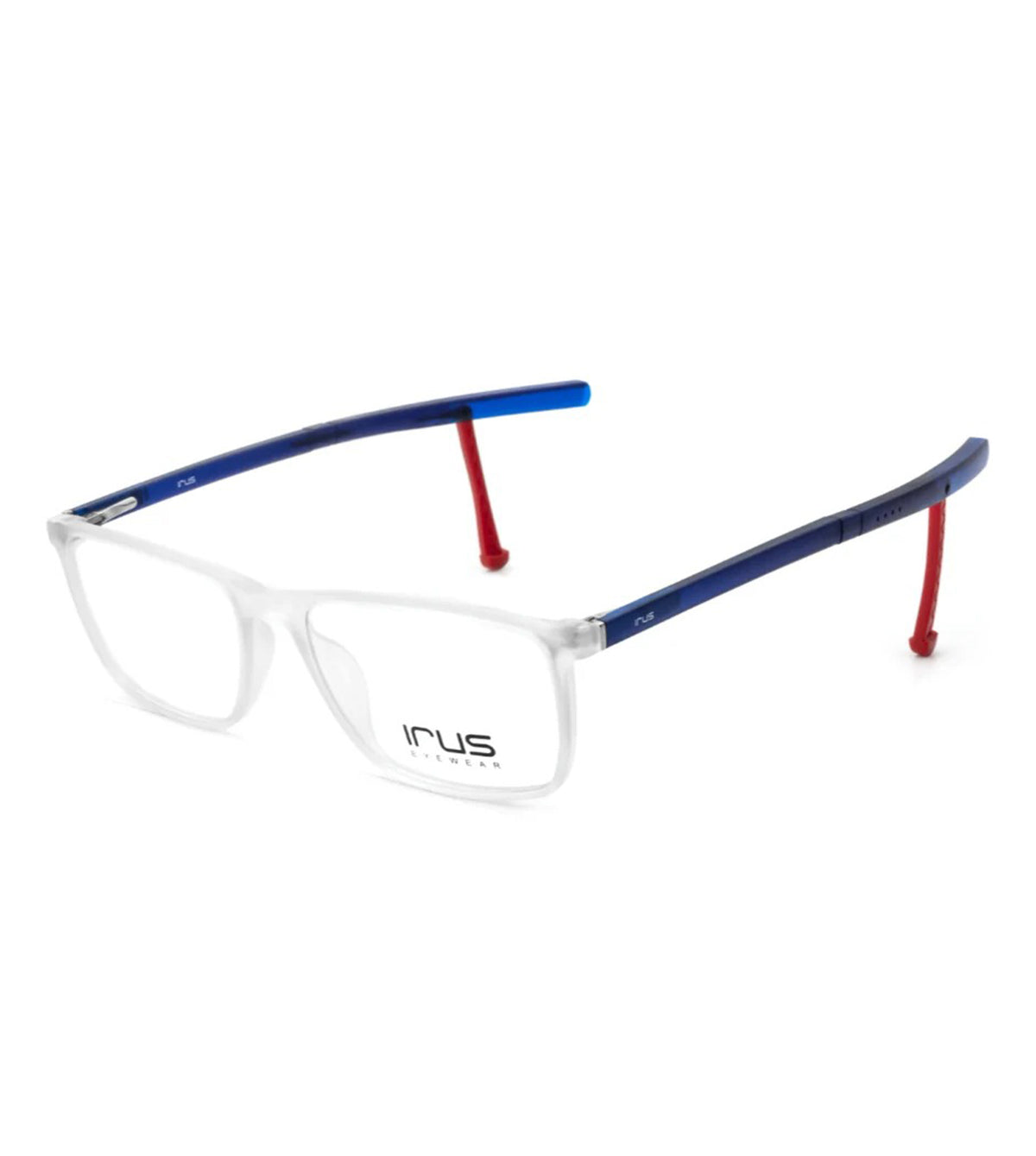 Irus Men's Matt Crystal Rectangular Optical Frames - IRUS 3142 48 C2
