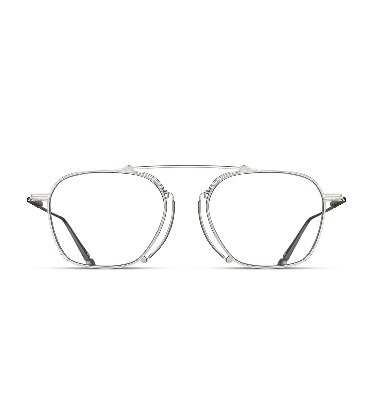 Matsuda M3129.RX.PW.51 Unisex Palladium White Square Optical Frames