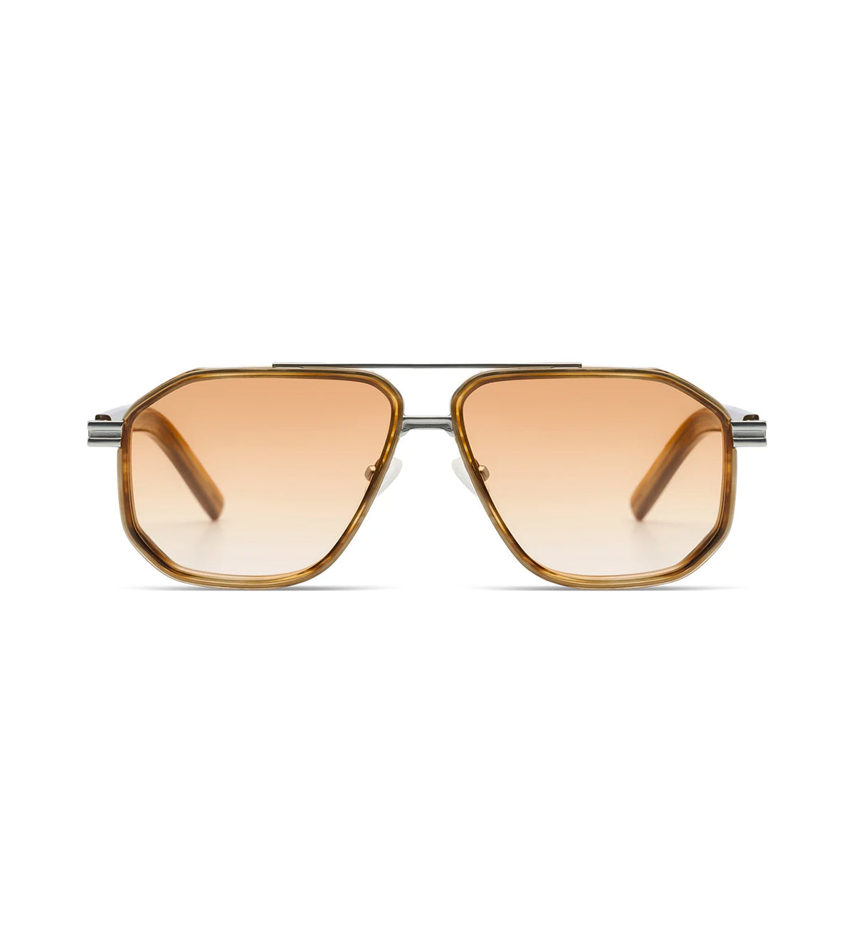 Komono Unisex Brown Aviator Sunglasses - KOM-S11801