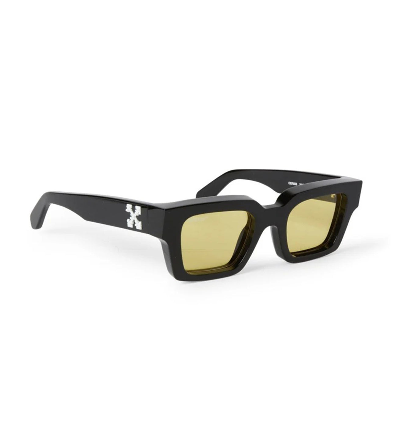 Off White Men's Yellow Square Sunglasses OERI008C9941018