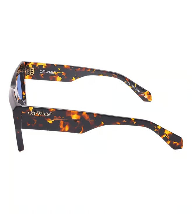 Off White Men's Blue Square Sunglasses OERI14R16045