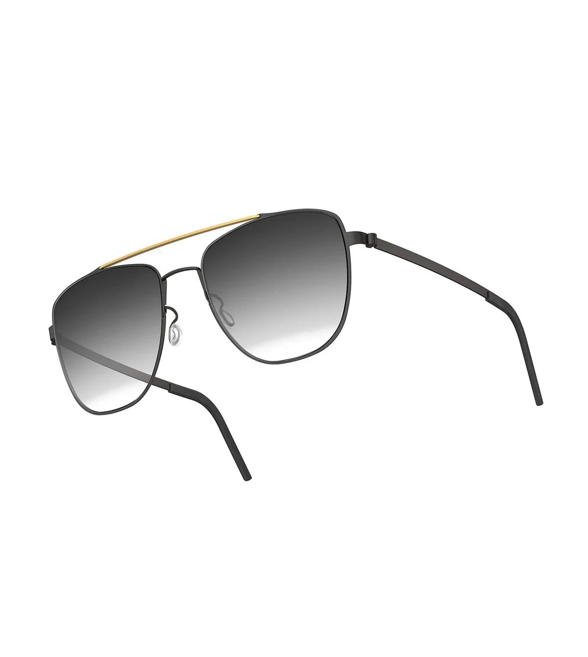 Lindberg L-SUN 8910-006/55-GT-U9-SL86 Dark Gray Gradient Aviator Sunglasses side view