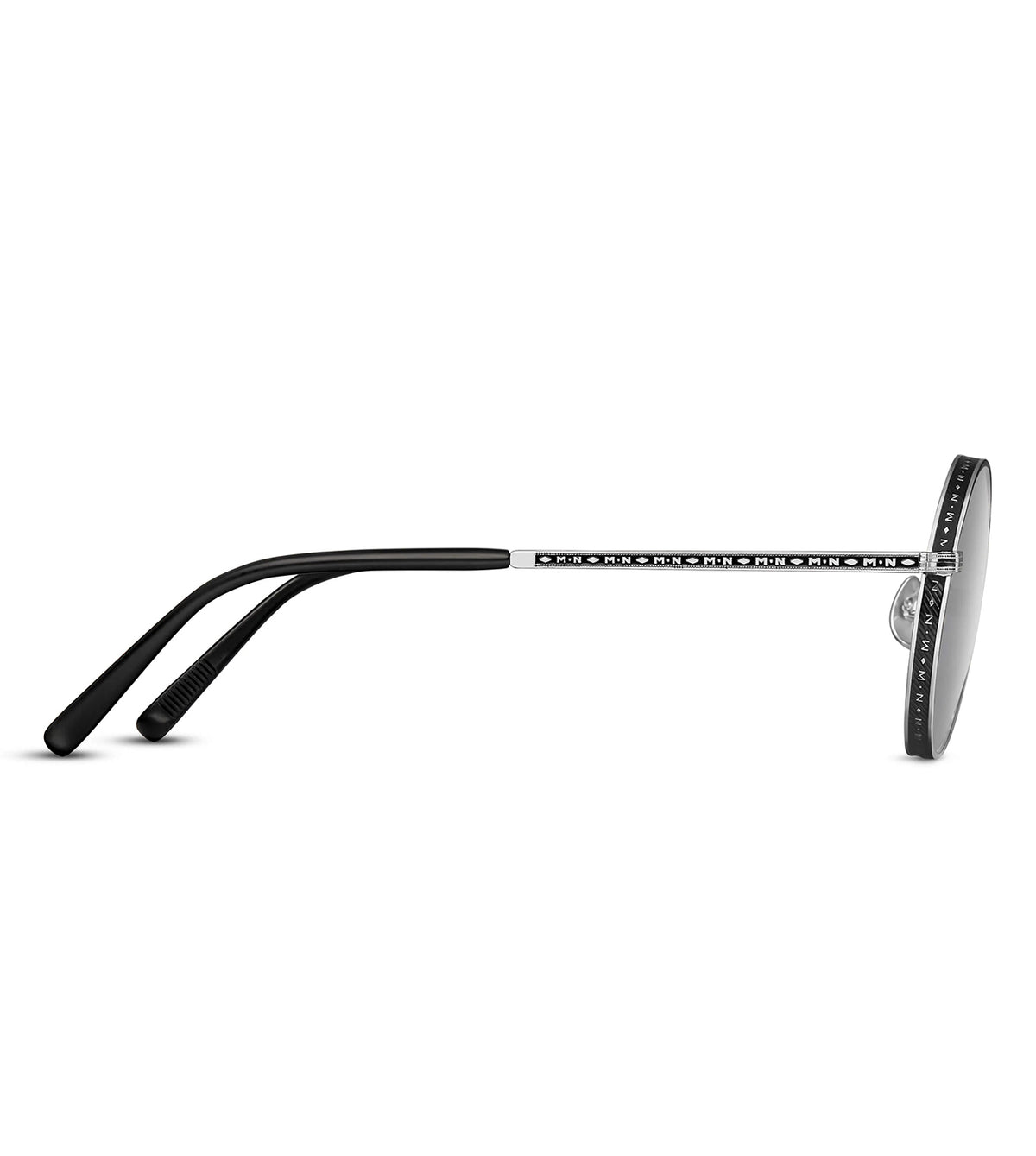 Matsuda M3100.SG.PW-MBK.47 Unisex Blue Grey Round Sunglasses alternate view