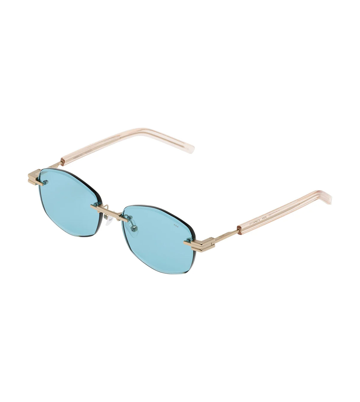 Komono Unisex Blue Polygonal Sunglasses - KOM-S20351