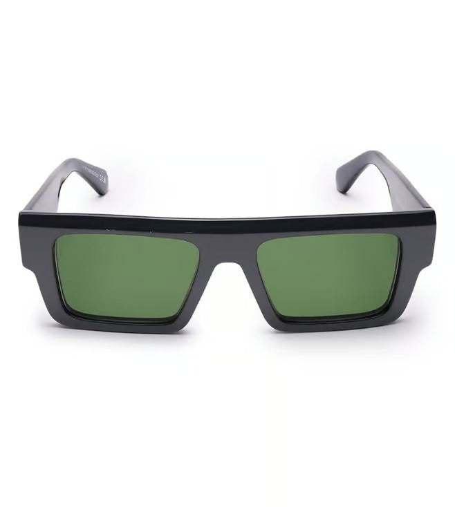 Off White Men's Green Square Sunglasses OERI14T10655