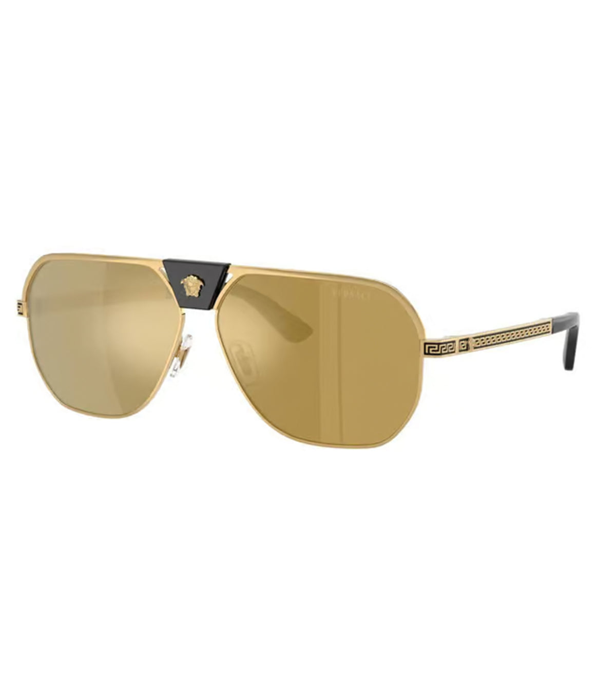 Versace Men's Gold Navigator Sunglasses - 0VE229410025A61