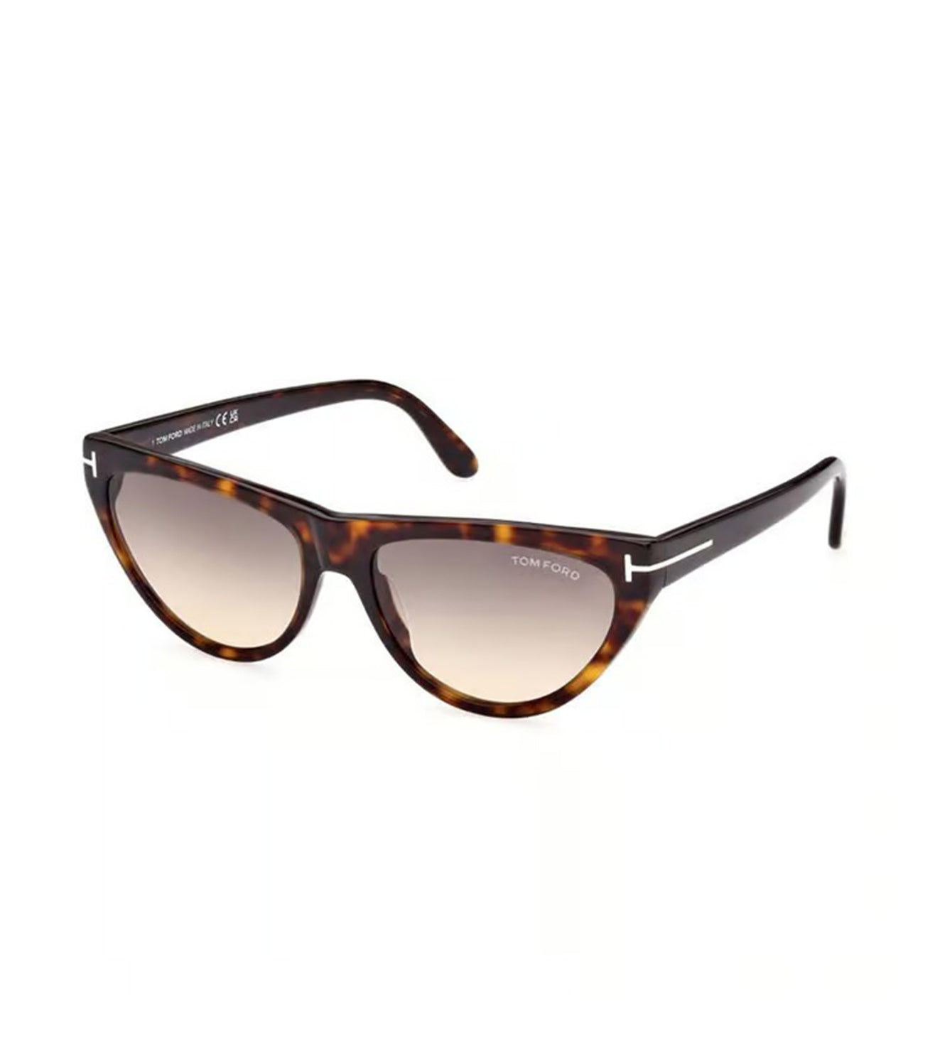 Tom Ford Women's Grey Gradient Cat Eye Sunglasses