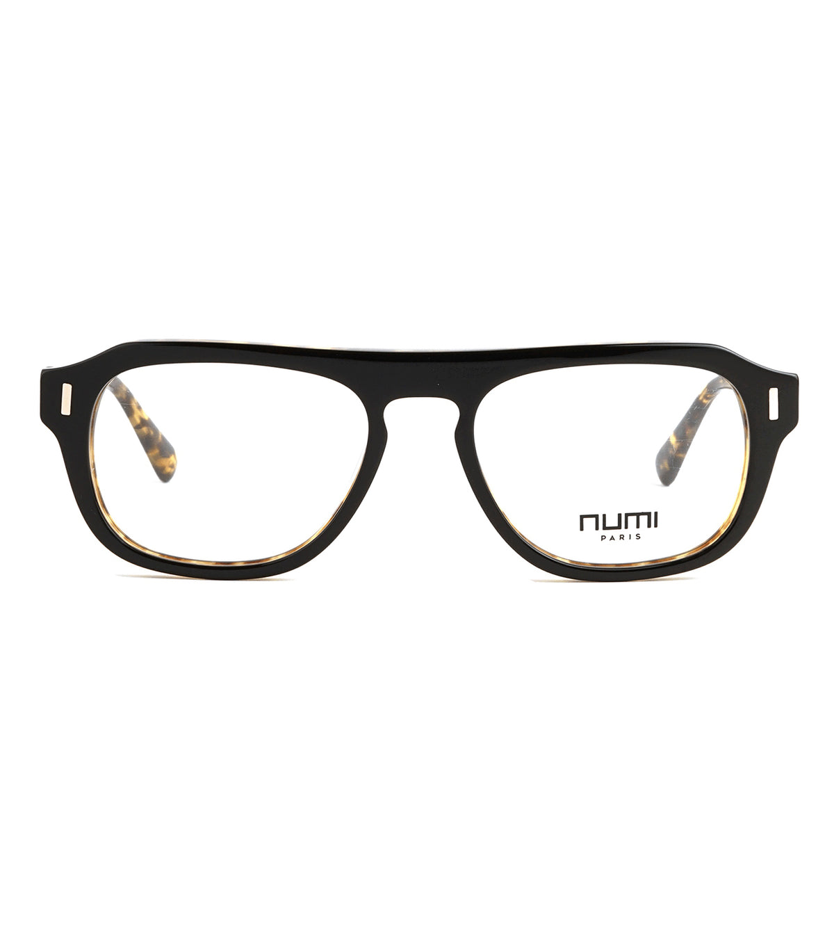 Numi Paris Men's Black Rectangle Optical Frames - NP2403-02-54