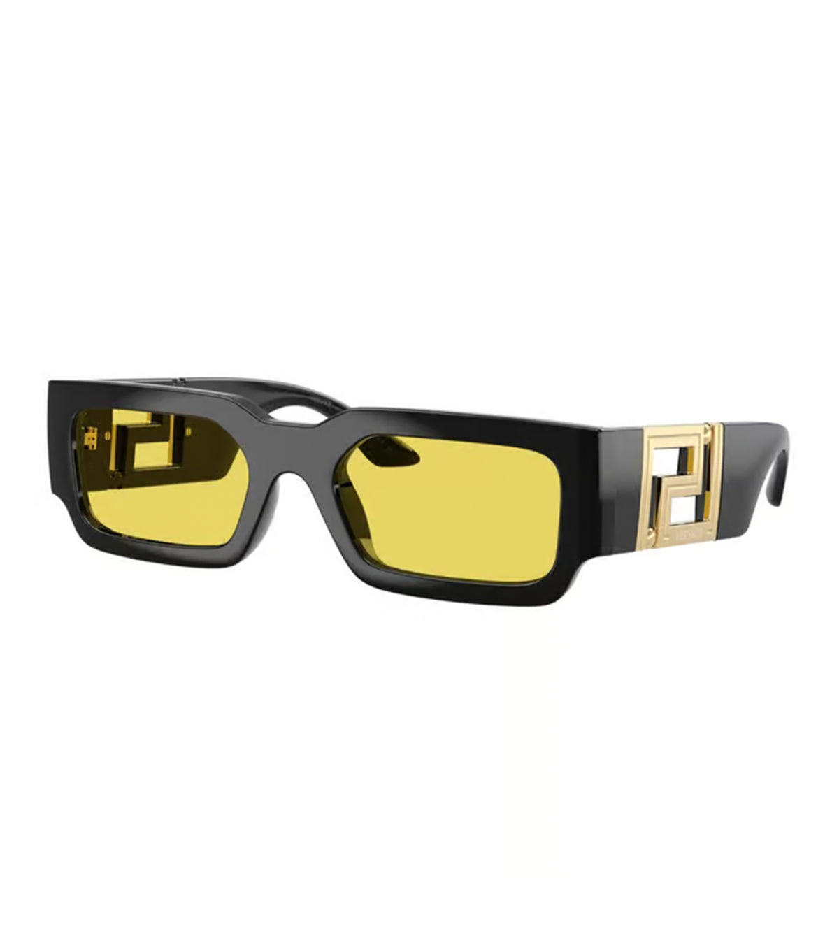 Versace Men's Yellow Rectangle Sunglasses - 0VE4506UGB1/8554