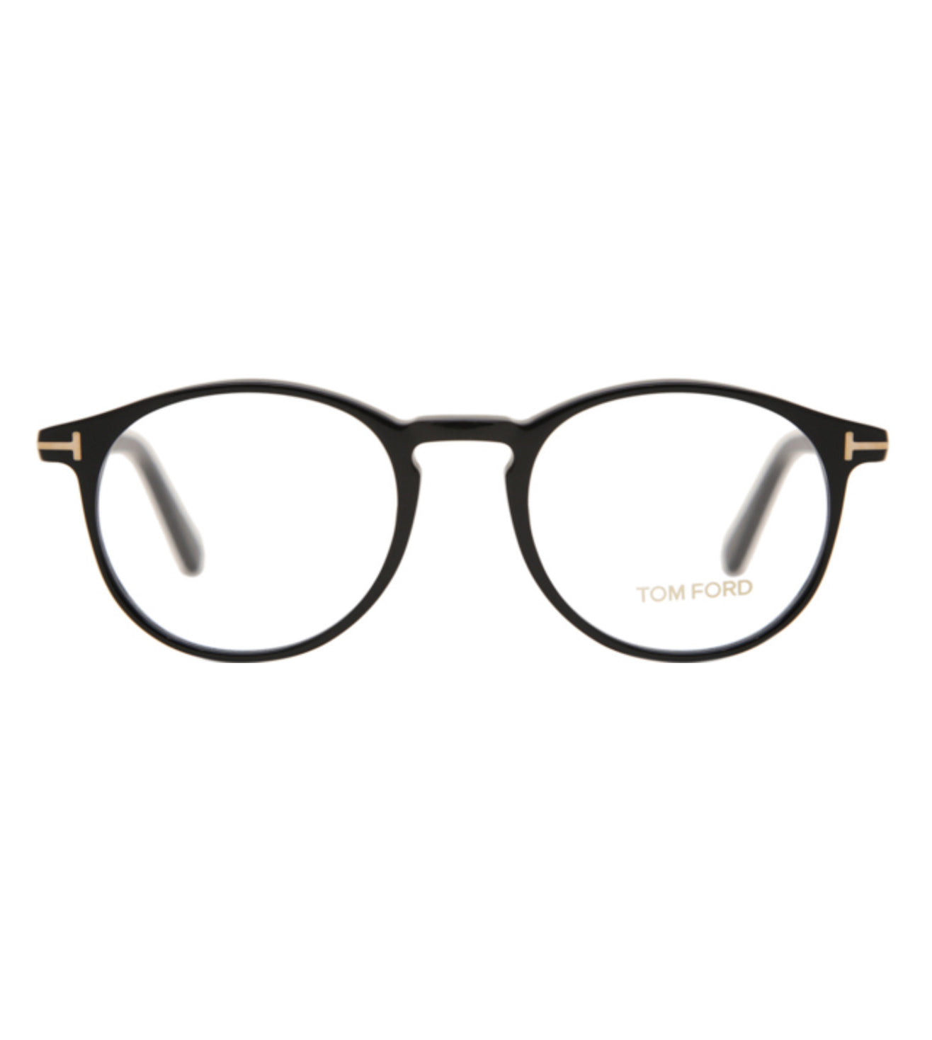 Tom Ford Unisex Black Round Optical Frame-zoom-1